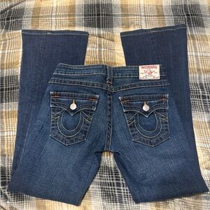 True Religion Women's Dark Blue Boot Cut Jeans